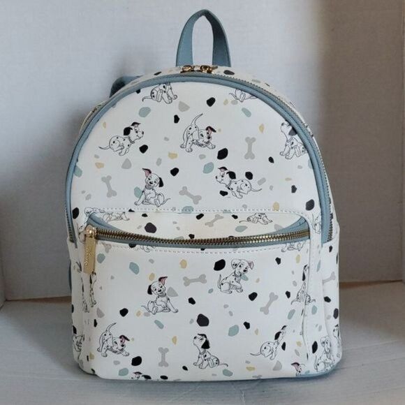 Disney 101 Dalmatians Backpack Danielle Nicole Bag Bone Allover Print Dog PURSE main image 16